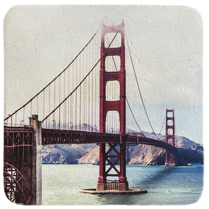 Leather Coaster "Golden Gate Bridge"