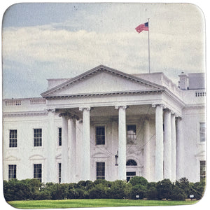 Leather Coaster "White House"