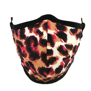 Animal Print Red - Namaske Style Face Mask