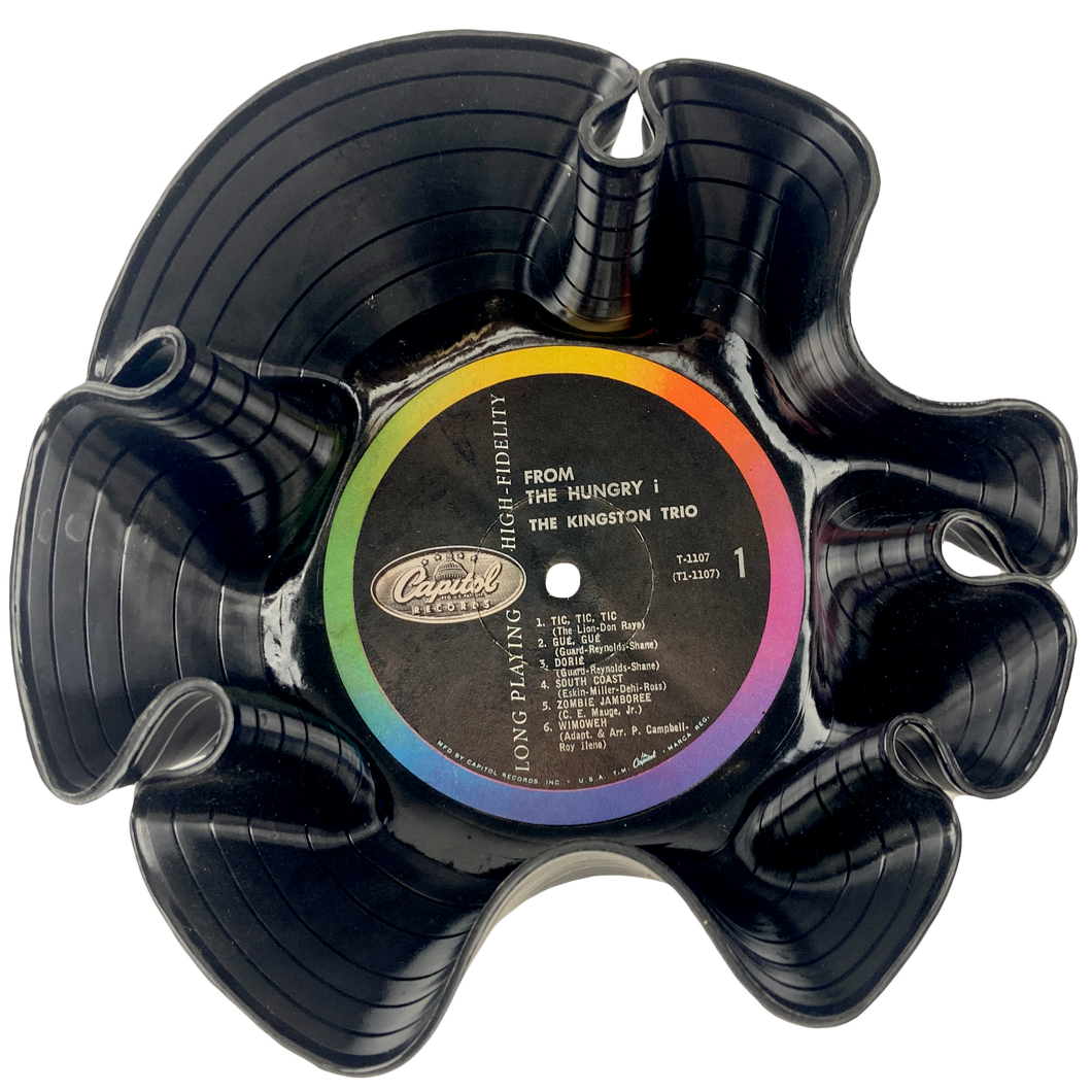 Vinyl Record Bowl - The Kingston Trio